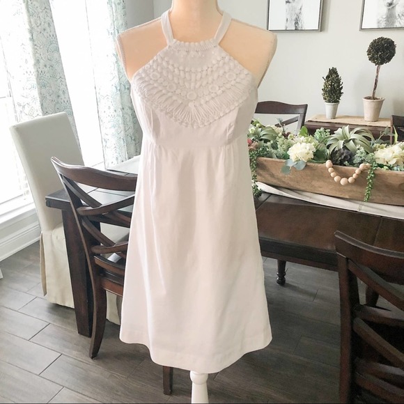 Lilly Pulitzer Dresses & Skirts - Lilly Pulitzer Brighton Crocheted Halter Dress